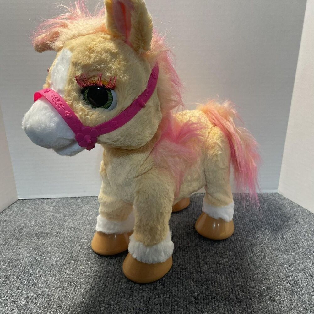 FurReal Friends Cinnamon My Stylin' Pony Interactive Plush Horse Toy Hasbro 2022